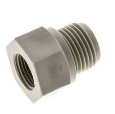 Anillo reductor G3/8'' hembra x G1/2'' Macho Polipropileno (pp) 10bar (140,5psi) FDA 27mm Hex.