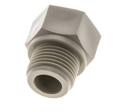 Anillo reductor G3/8'' hembra x G1/2'' Macho Polipropileno (pp) 10bar (140,5psi) FDA 27mm Hex.