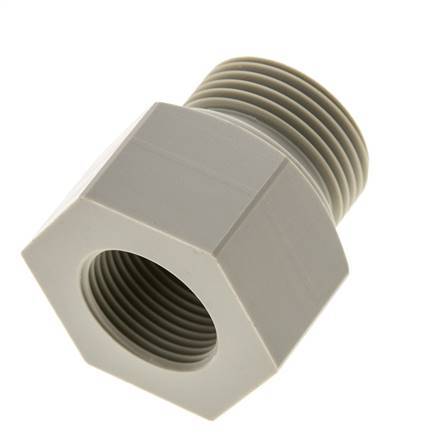 Reducing Ring G3/4'' Female x G1'' Male PVDF 10bar (140.5psi) FDA 43mm Hex