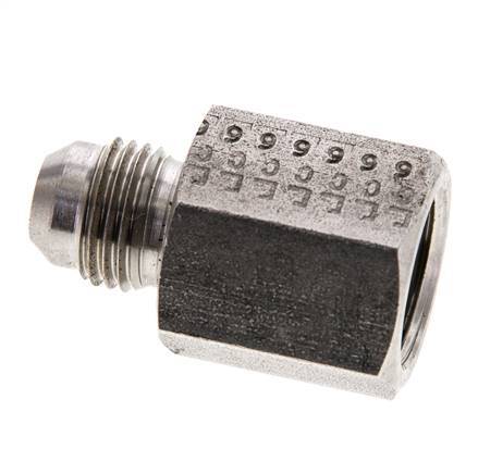 Racor Reductor JIC G3/8'' Hembra x UNF 9/16''-18 Macho Acero Inoxidable 275bar (3863.75psi)