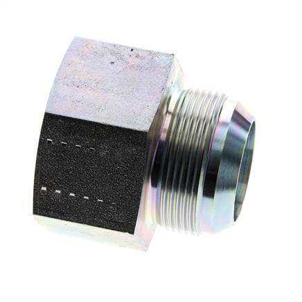 JIC Reducing Nipple G1 1/2'' Female x UN 1-7/8''-12 Male Steel 105bar (1475.25psi)