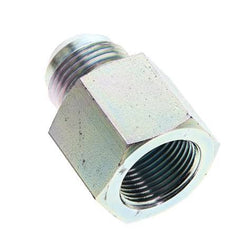 Racor Reductor JIC G3/4'' Hembra x UN 1-1/16''-12 Macho Acero 175bar (2458.75psi)