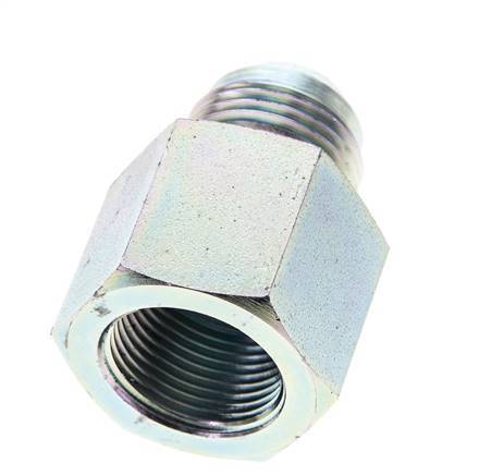 Racor Reductor JIC G3/4'' Hembra x UN 1-1/16''-12 Macho Acero 175bar (2458.75psi)