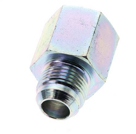 JIC Reducing Nipple G1/2'' Female x UNF 7/8''-14 Male Steel 210bar (2950.5psi)