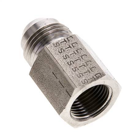 Racor Reductor JIC G3/8'' Hembra x UNF 3/4''-16 Macho Acero Inoxidable 275bar (3863.75psi)