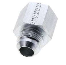JIC Reducing Nipple UN 1-1/16''-12 Male x 3/4'' NPT Female Steel 170bar (2388.5psi)