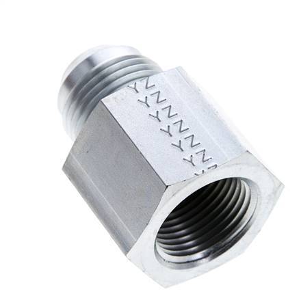 Racor Reductor JIC UN 1-1/16''-12 Macho x 3/4'' NPT Hembra Acero 170bar (2388.5psi)