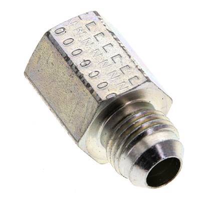 Racor Reductor JIC UNF 9/16''-18 Macho x 1/4'' NPT Hembra Acero 275bar (3863.75psi)