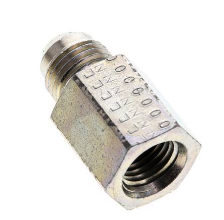 Racor Reductor JIC UNF 9/16''-18 Macho x 1/4'' NPT Hembra Acero 275bar (3863.75psi)
