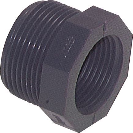 Reducing Ring Rp2'' Female x G2'' Male PVC-U 16bar (224.8psi) EN 1452-3 [2 Pieces]