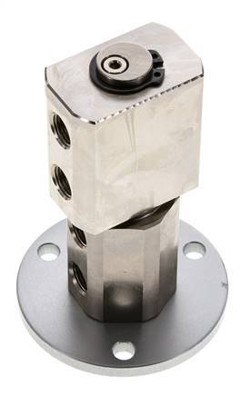 Junta Rotativa G1/8'' Hembra Latón Niquelado PUR 12bar (168.60000000000002psi)