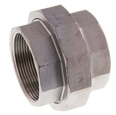 Union Straight Connector Rp2'' Female Stainless Steel Flat Seal PTFE 16bar (224.8psi)