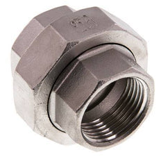 Unión Conector Recto Rp1'' Hembra Acero Inoxidable Junta Plana PTFE 16bar (224.8psi)