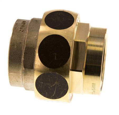 Union Straight Connector Rp1 1/4'' Female Brass Flat Seal Centellen 16bar (224.8psi)