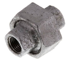Racor recto de unión Rp1/4'' hembra hierro fundido junta plana 25bar (351.25psi)