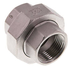 Union Straight Connector Rp3/4'' Female Stainless Steel Flat Seal PTFE 16bar (224.8psi)