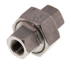 Racor recto de unión Rp1/8'' Hembra Acero inoxidable Junta plana PTFE 16bar (224.8psi)