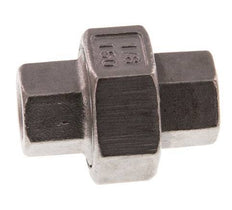 Racor recto de unión Rp1/8'' Hembra Acero inoxidable Junta plana PTFE 16bar (224.8psi)