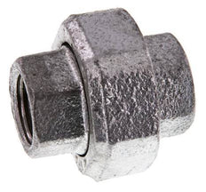 Racor recto de unión Rp1/2'' hembra hierro fundido junta plana 25bar (351.25psi)