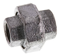 Racor recto de unión Rp1/2'' hembra hierro fundido junta plana 25bar (351.25psi)