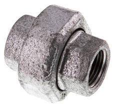 Racor recto de unión Rp1/2'' hembra hierro fundido junta plana 25bar (351.25psi)