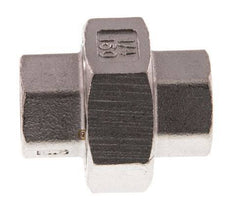 Racor recto de unión Rp1/4'' Hembra Acero inoxidable Junta plana PTFE 16bar (224.8psi)