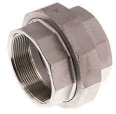 Racor recto de unión Rp2 1/2'' hembra Acero inoxidable Junta plana PTFE 16bar (224.8psi)