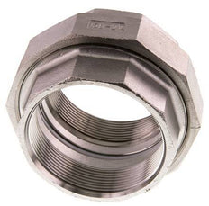 Racor recto de unión Rp2 1/2'' hembra Acero inoxidable Junta plana PTFE 16bar (224.8psi)