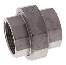 Unión Conector Recto Rp1 1/4'' Hembra Acero Inoxidable Junta Plana PTFE 16bar (224.8psi)