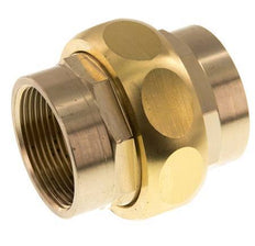 Racor recto de unión Rp1 1/2'' hembra latón junta plana centellen 16bar (224.8psi)