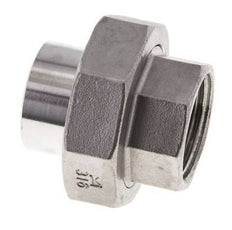 Racor recto de unión Rp1'' hembra x 33,7 mm extremo para soldar Acero inoxidable Junta cónica 16bar (224,8psi)
