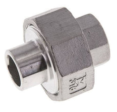 Union Straight Connector Rp3/8'' Female x 17.2mm Weld End Stainless Steel Conical Seal 16bar (224.8psi)