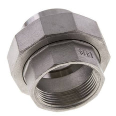 Unión Conector Recto Rp1 1/2'' Hembra x 48.3mm Extremo Soldar Acero Inoxidable Junta Cónica 16bar (224.8psi)