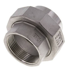 Unión Conector Recto Rp1 1/2'' Hembra x 48.3mm Extremo Soldar Acero Inoxidable Junta Cónica 16bar (224.8psi)