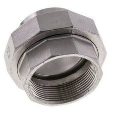 Unión Conector Recto Rp2'' Hembra x 60.3mm Extremo Soldar Acero Inoxidable Junta Plana PTFE 150bar (2107.5psi)