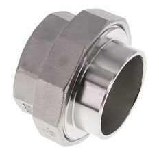 Unión Conector Recto Rp2'' Hembra x 60.3mm Extremo Soldar Acero Inoxidable Junta Plana PTFE 150bar (2107.5psi)