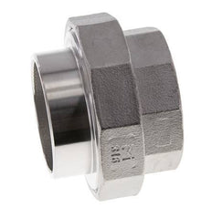 Unión Conector Recto Rp2'' Hembra x 60.3mm Extremo Soldar Acero Inoxidable Junta Plana PTFE 150bar (2107.5psi)