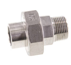 Racor recto de unión R3/4'' Macho x 26,9 mm Extremo para soldar Junta cónica de acero inoxidable 16bar (224,8psi)