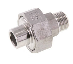 Racor recto de unión R3/8'' Macho x 17,2mm Extremo para soldar Junta cónica de acero inoxidable 16bar (224,8psi)