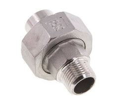 Racor recto de unión R3/8'' Macho x 17,2mm Extremo para soldar Junta cónica de acero inoxidable 16bar (224,8psi)