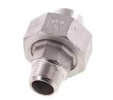Racor recto de unión R3/8'' Macho x 17,2mm Extremo para soldar Junta cónica de acero inoxidable 16bar (224,8psi)
