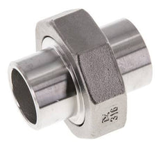 Racor recto de unión 26,9 mm Extremo para soldar Junta cónica de acero inoxidable 16bar (224,8psi)