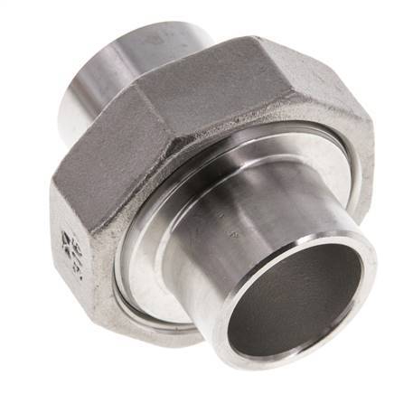 Racor recto de unión 26,9 mm Extremo para soldar Junta cónica de acero inoxidable 16bar (224,8psi)
