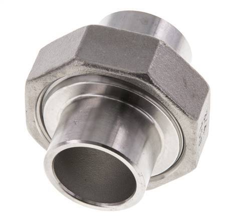 Racor recto de unión 26,9 mm Extremo para soldar Junta cónica de acero inoxidable 16bar (224,8psi)