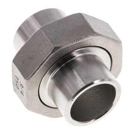 Racor recto de unión 26,9 mm Extremo para soldar Junta cónica de acero inoxidable 16bar (224,8psi)