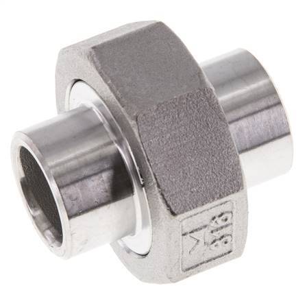 Racor recto de unión 21,3 mm Extremo para soldar Junta cónica de acero inoxidable 16bar (224,8psi)
