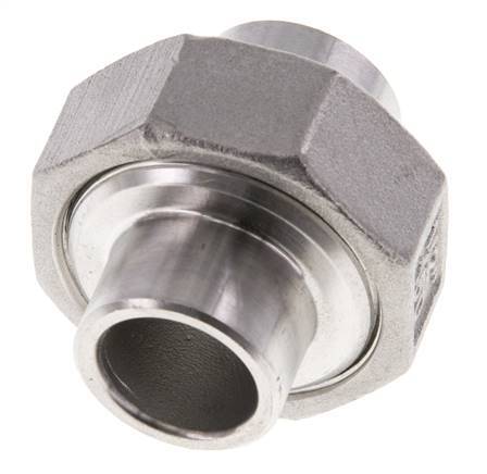 Racor recto de unión 21,3 mm Extremo para soldar Junta cónica de acero inoxidable 16bar (224,8psi)