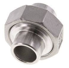 Racor recto de unión 21,3 mm Extremo para soldar Junta cónica de acero inoxidable 16bar (224,8psi)