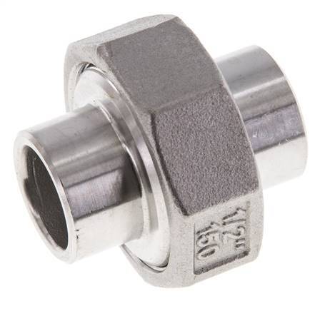 Racor recto de unión 21,3 mm Extremo para soldar Junta cónica de acero inoxidable 16bar (224,8psi)