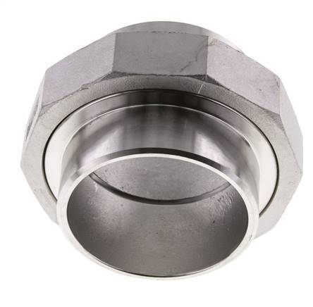 Racor recto de unión 76,1 mm Extremo para soldar Junta cónica de acero inoxidable 16bar (224,8psi)